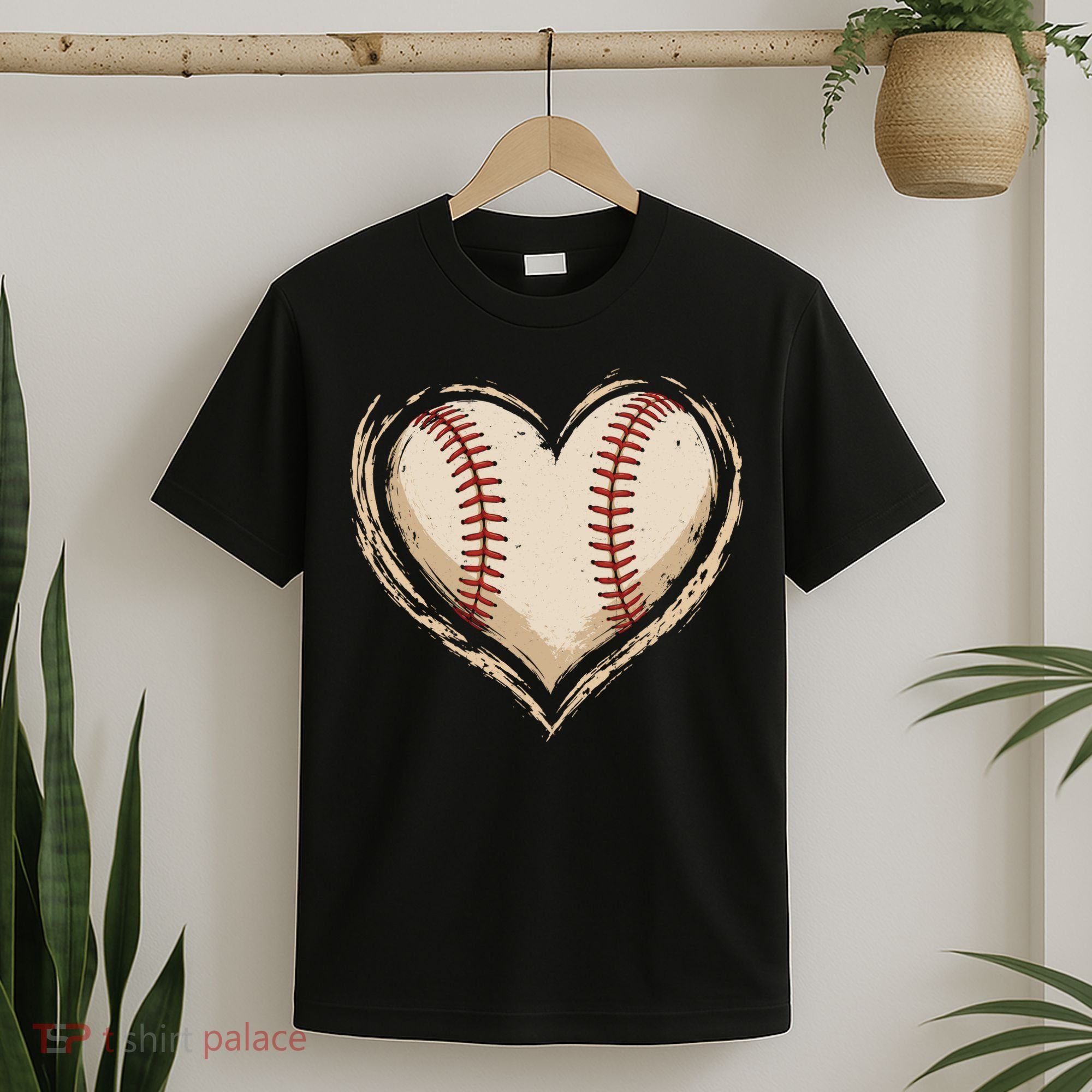 Heart Baseball Love T-Shirt