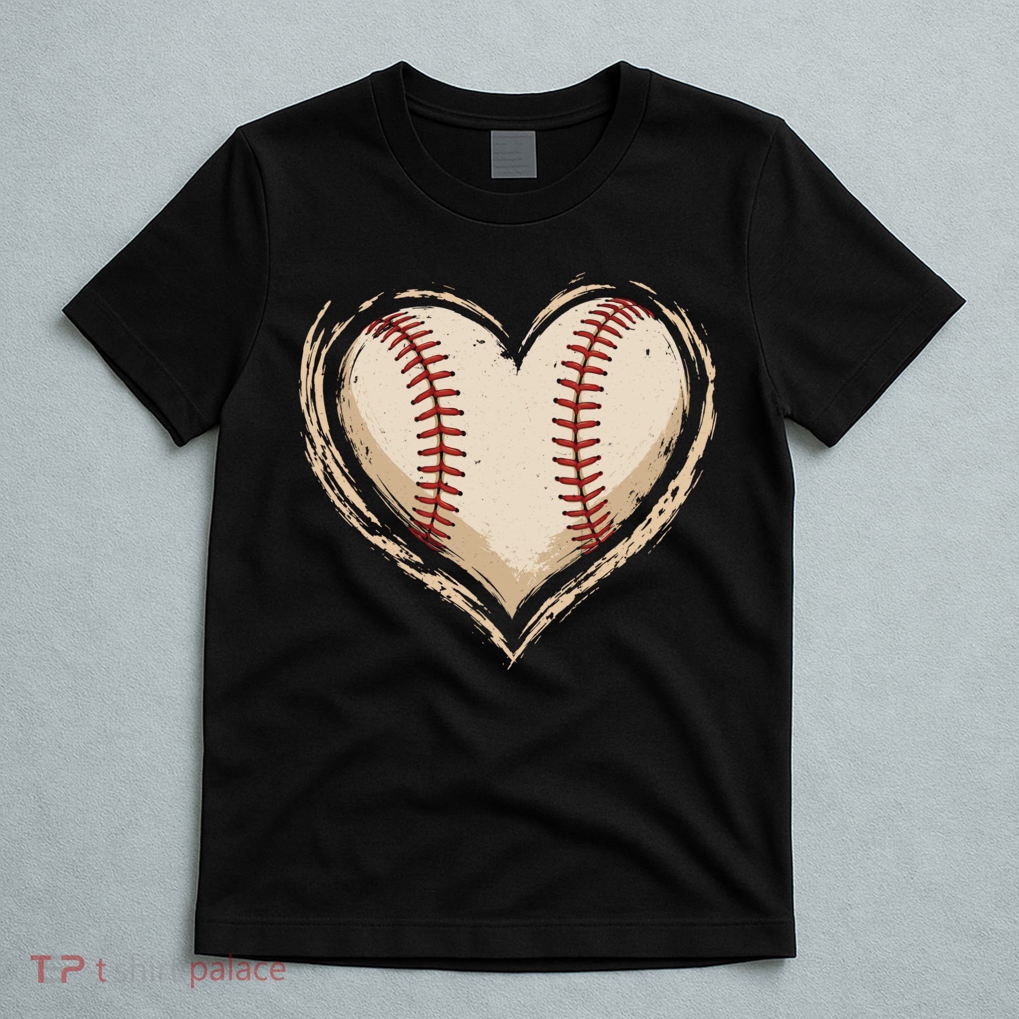 Heart Baseball Love T-Shirt