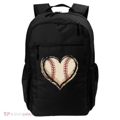 Heart Baseball Love Backpack