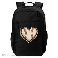 Heart Baseball Love Backpack thumb 0