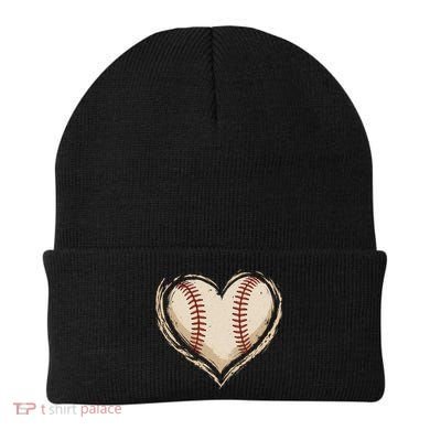 Heart Baseball Love Beanie