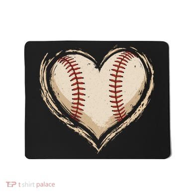Heart Baseball Love Mousepad