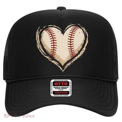 Heart Baseball Love Hat