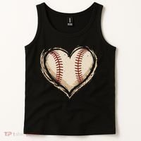 Heart Baseball Love Tank Top thumb 2
