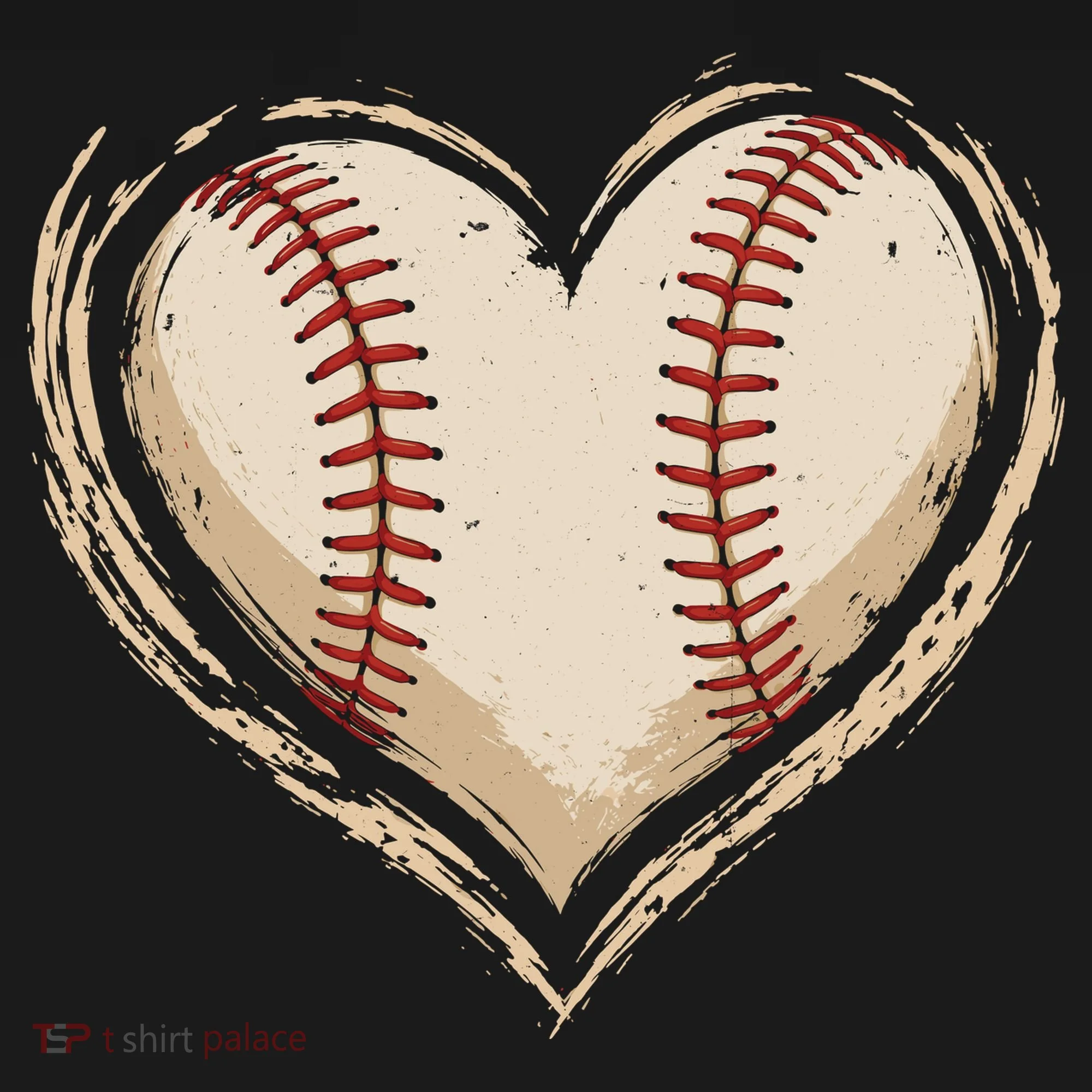 Heart Baseball Love Tank Top