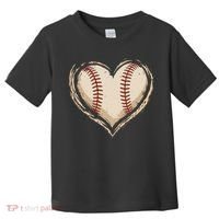 Heart Baseball Love Toddler T-Shirt thumb 0