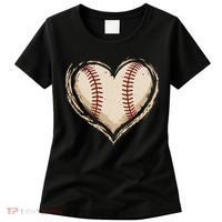 Heart Baseball Love Women's T-Shirt thumb 0