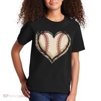 Heart Baseball Love Kids T-Shirt thumb 2