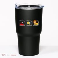 Hose Bee Lion Funny Hoes Be Lying Pun Intended Tumbler thumb 0