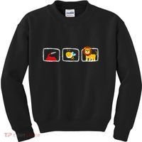 Hose Bee Lion Funny Hoes Be Lying Pun Intended Kids Sweatshirt thumb 0
