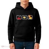 Hose Bee Lion Funny Hoes Be Lying Pun Intended Kids Hoodie thumb 4