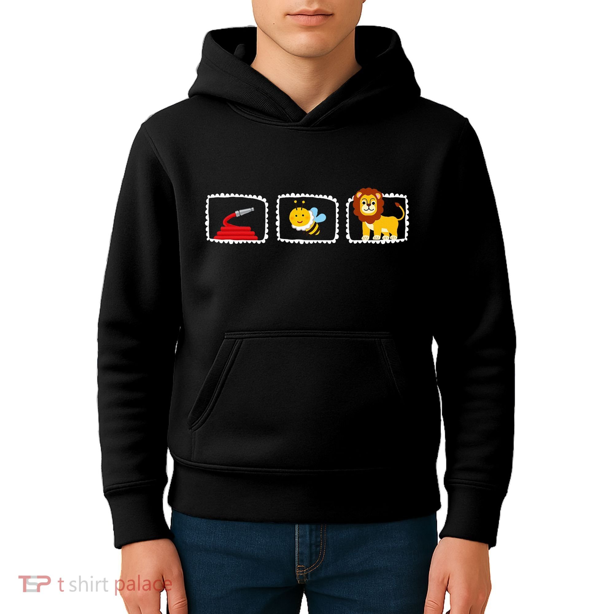 Hose Bee Lion Funny Hoes Be Lying Pun Intended Kids Hoodie