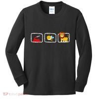 Hose Bee Lion Funny Hoes Be Lying Pun Intended Kids Long Sleeve Shirt thumb 0