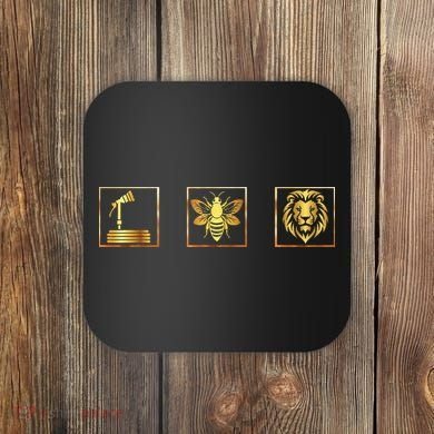 Hose Bee Lion Funny Hoes Be Lying Intended Coaster