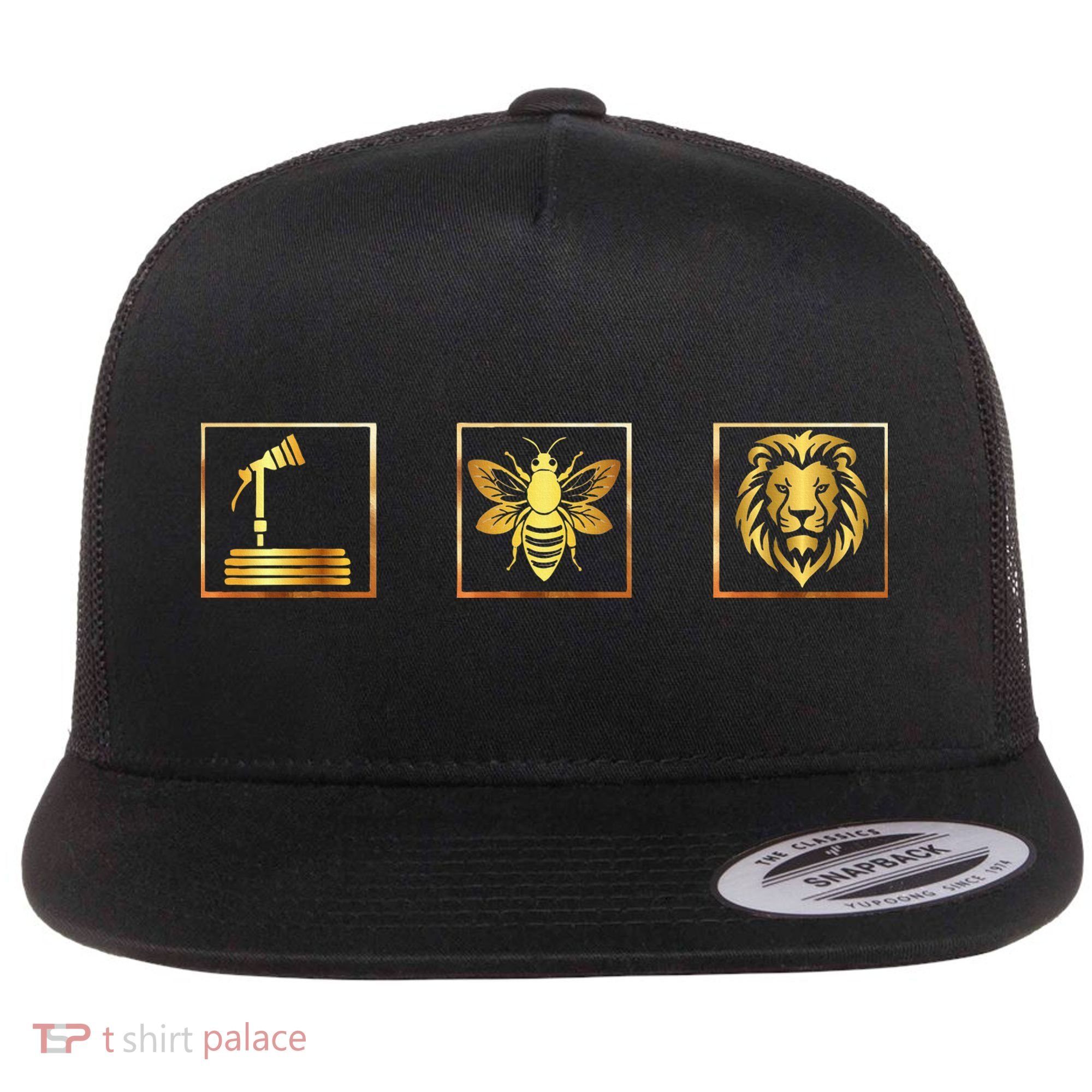 Hose Bee Lion Funny Hoes Be Lying Intended Flat Bill Trucker Hat