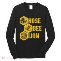 Hose Bee Lion Icons Funny Hoes Be Lying Pun Intended Long Sleeve Shirt thumb 0