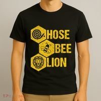 Hose Bee Lion Icons Funny Hoes Be Lying Pun Intended T-Shirt thumb 3