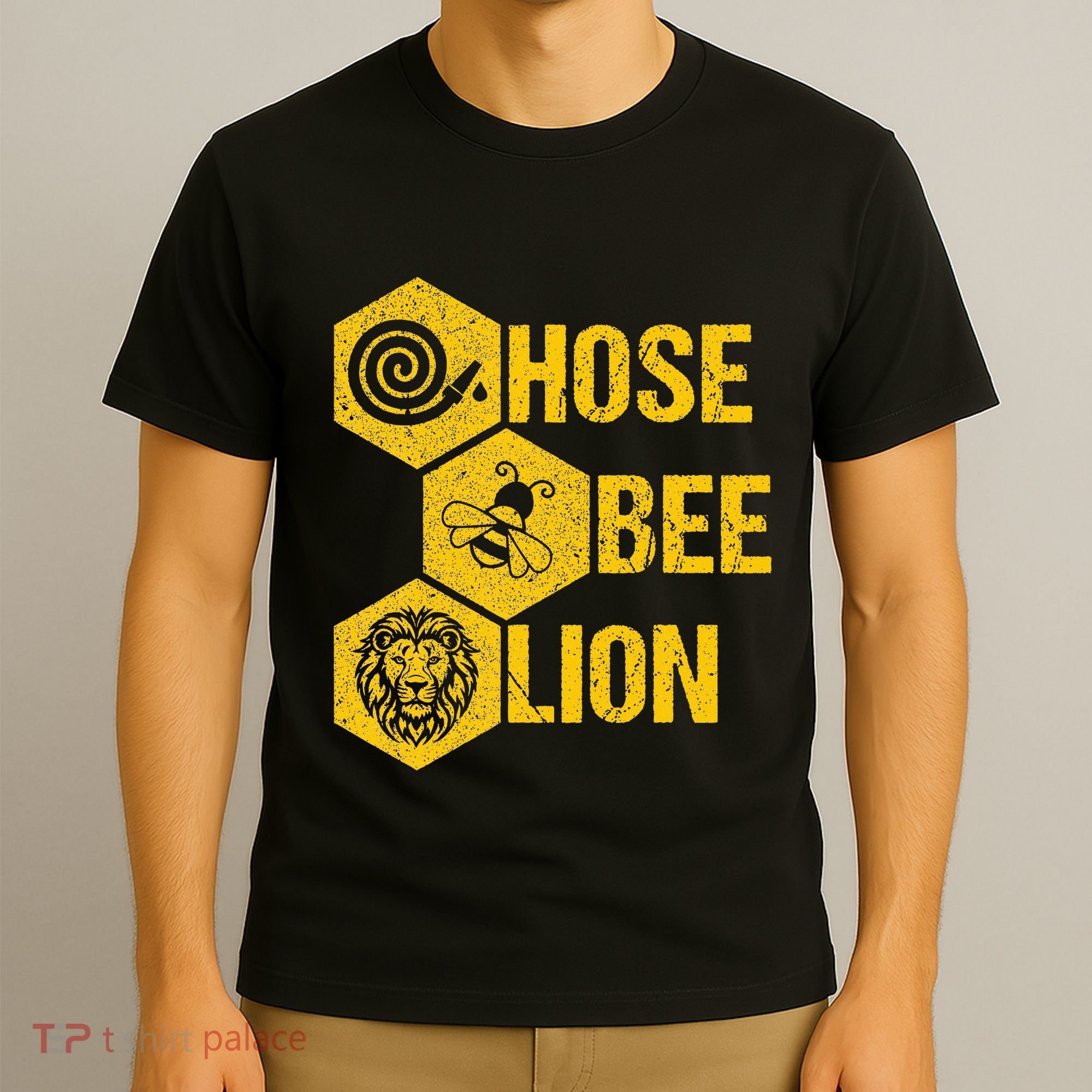 Hose Bee Lion Icons Funny Hoes Be Lying Pun Intended T-Shirt