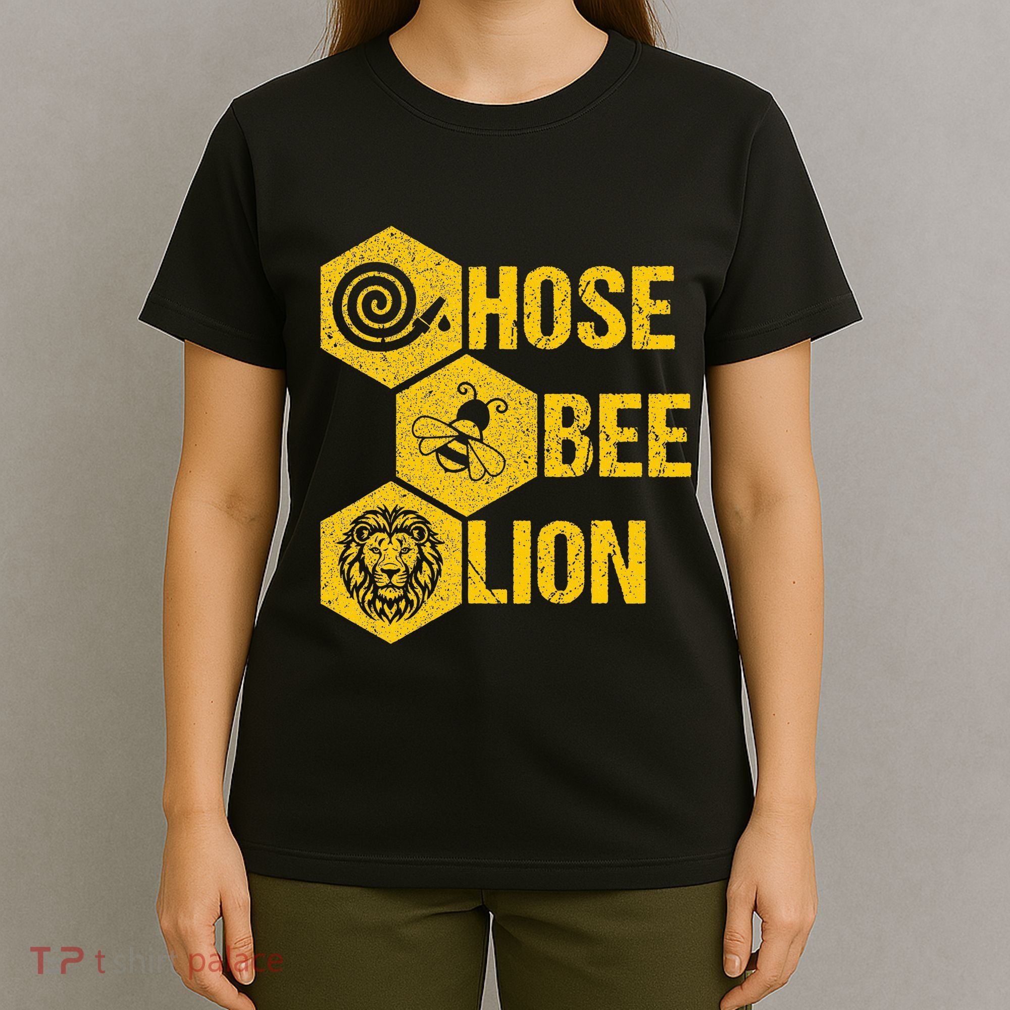 Hose Bee Lion Icons Funny Hoes Be Lying Pun Intended T-Shirt