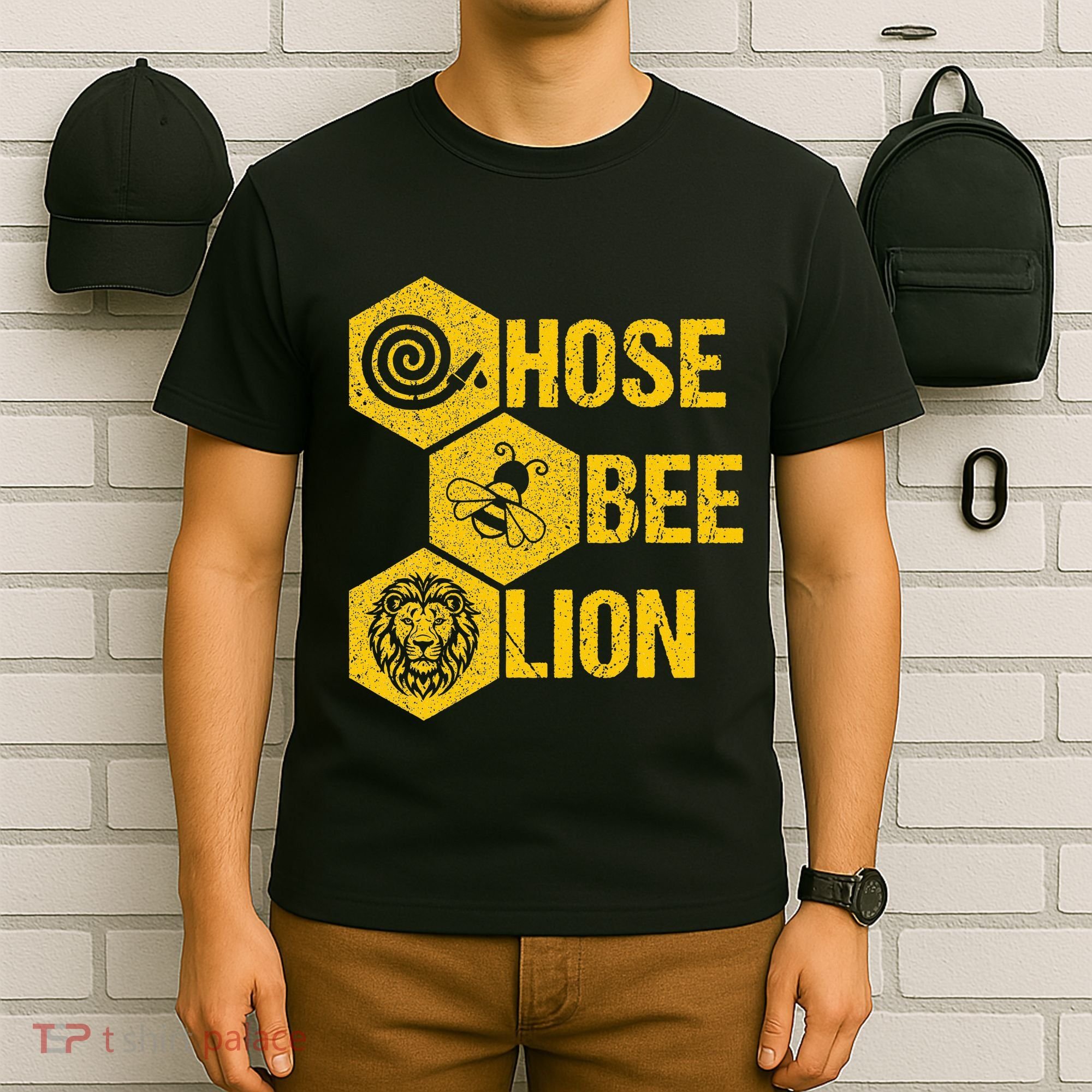 Hose Bee Lion Icons Funny Hoes Be Lying Pun Intended T-Shirt