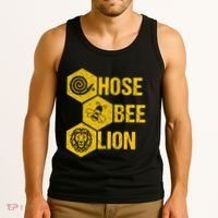Hose Bee Lion Icons Funny Hoes Be Lying Pun Intended Tank Top thumb 3