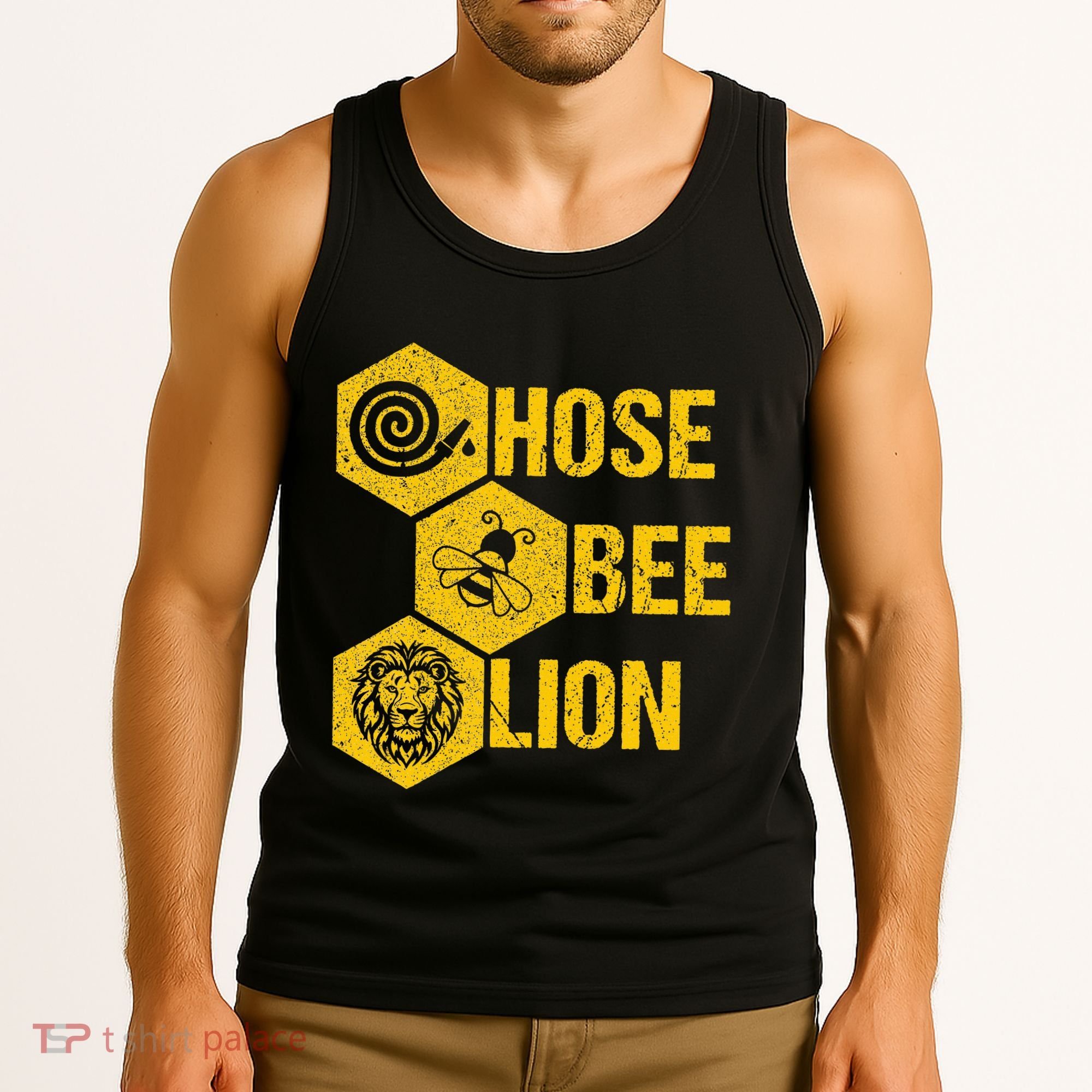 Hose Bee Lion Icons Funny Hoes Be Lying Pun Intended Tank Top