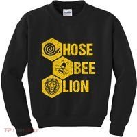 Hose Bee Lion Icons Funny Hoes Be Lying Pun Intended Kids Sweatshirt thumb 0