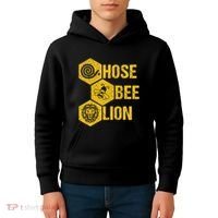 Hose Bee Lion Icons Funny Hoes Be Lying Pun Intended Kids Hoodie thumb 4