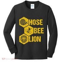 Hose Bee Lion Icons Funny Hoes Be Lying Pun Intended Kids Long Sleeve Shirt thumb 0