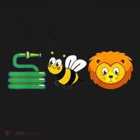 Hose Bee Lion Funny HoS Be Lying Coaster thumb 2