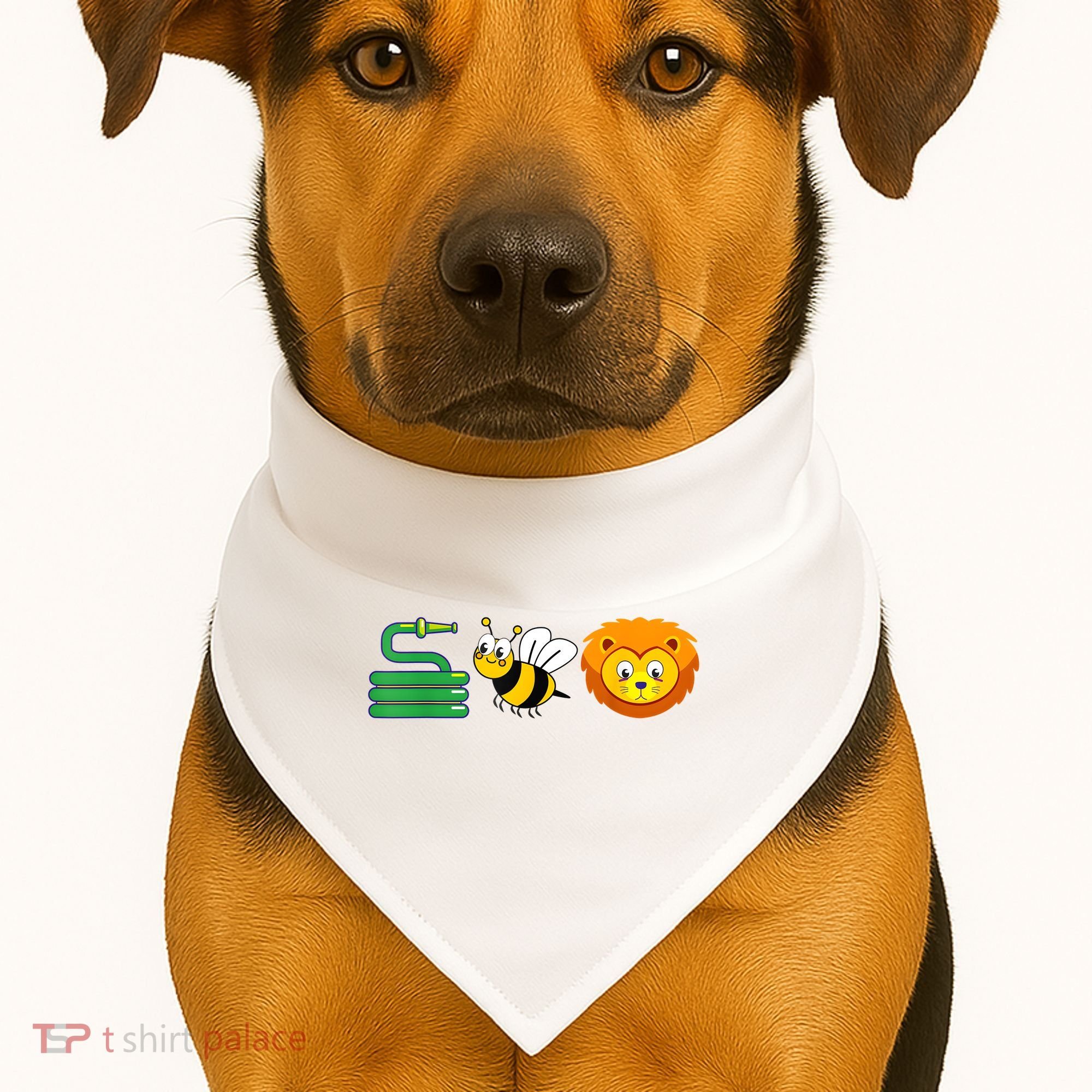 Hose Bee Lion Funny HoS Be Lying USA-Made Doggie Bandana