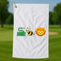 Hose Bee Lion Funny HoS Be Lying Golf Towel thumb 1