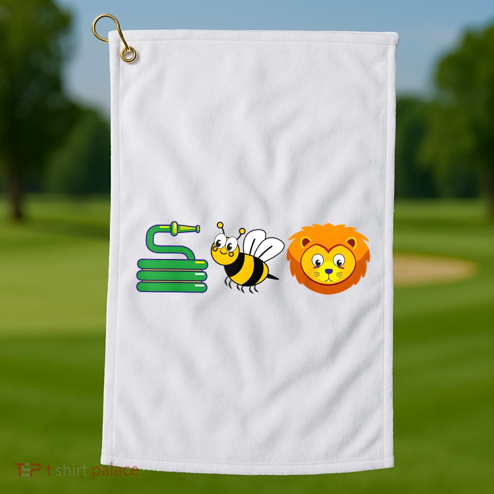 Hose Bee Lion Funny HoS Be Lying Golf Towel