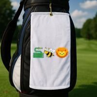 Hose Bee Lion Funny HoS Be Lying Golf Towel thumb 2