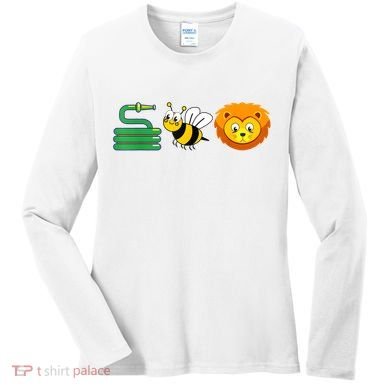 Hose Bee Lion Funny HoS Be Lying Women's Long Sleeve Shirt
