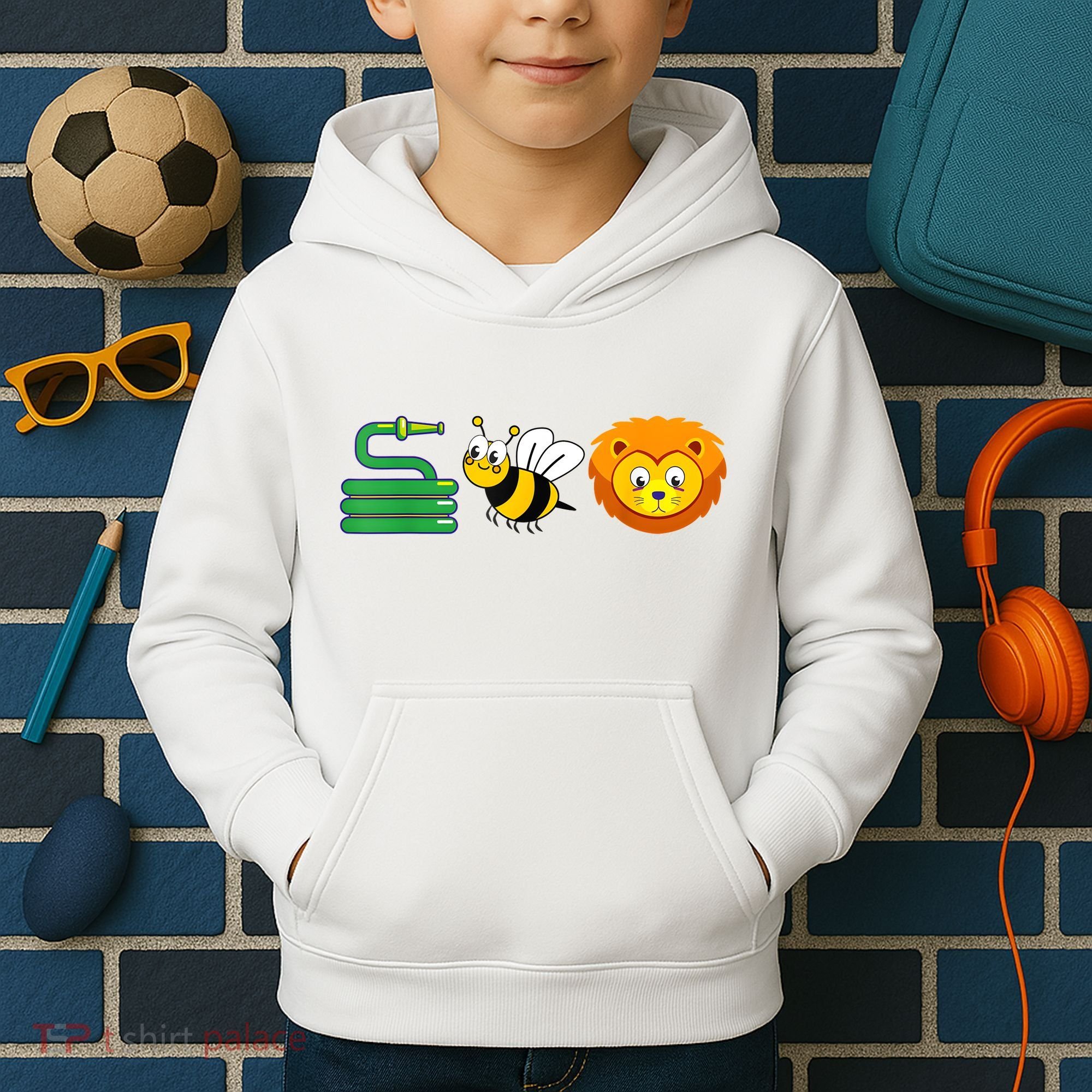 Hose Bee Lion Funny HoS Be Lying Kids Hoodie