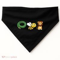 Hose Bee Lion Funny Meme Icons Hose Bee Lion Meme USA-Made Doggie Bandana thumb 0