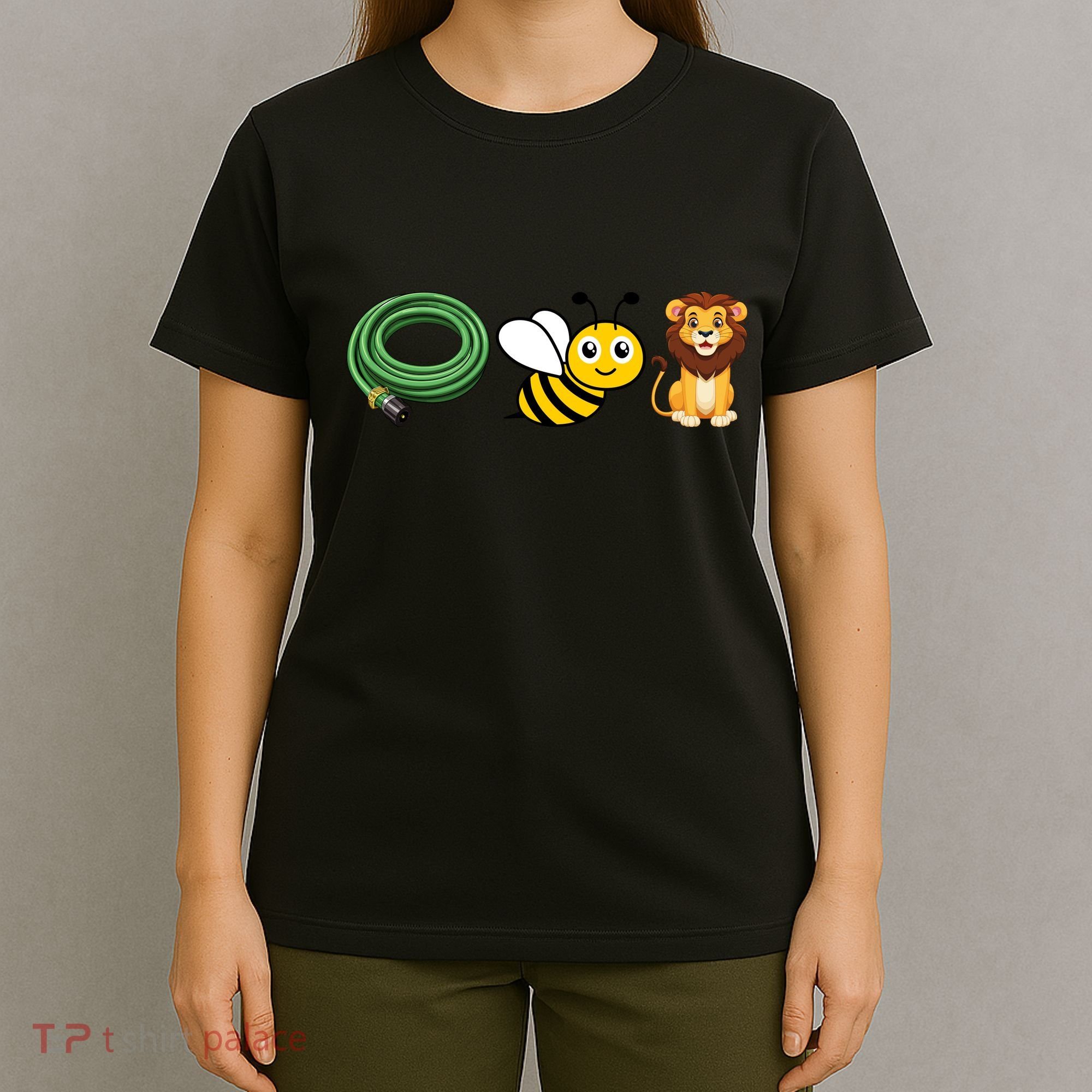 Hose Bee Lion Funny Meme Icons Hose Bee Lion Meme T-Shirt