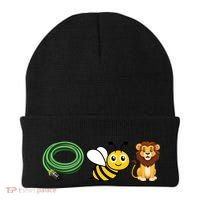Hose Bee Lion Funny Meme Icons Hose Bee Lion Meme Beanie thumb 0