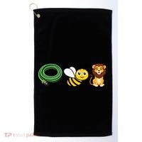 Hose Bee Lion Funny Meme Icons Hose Bee Lion Meme Golf Towel thumb 0