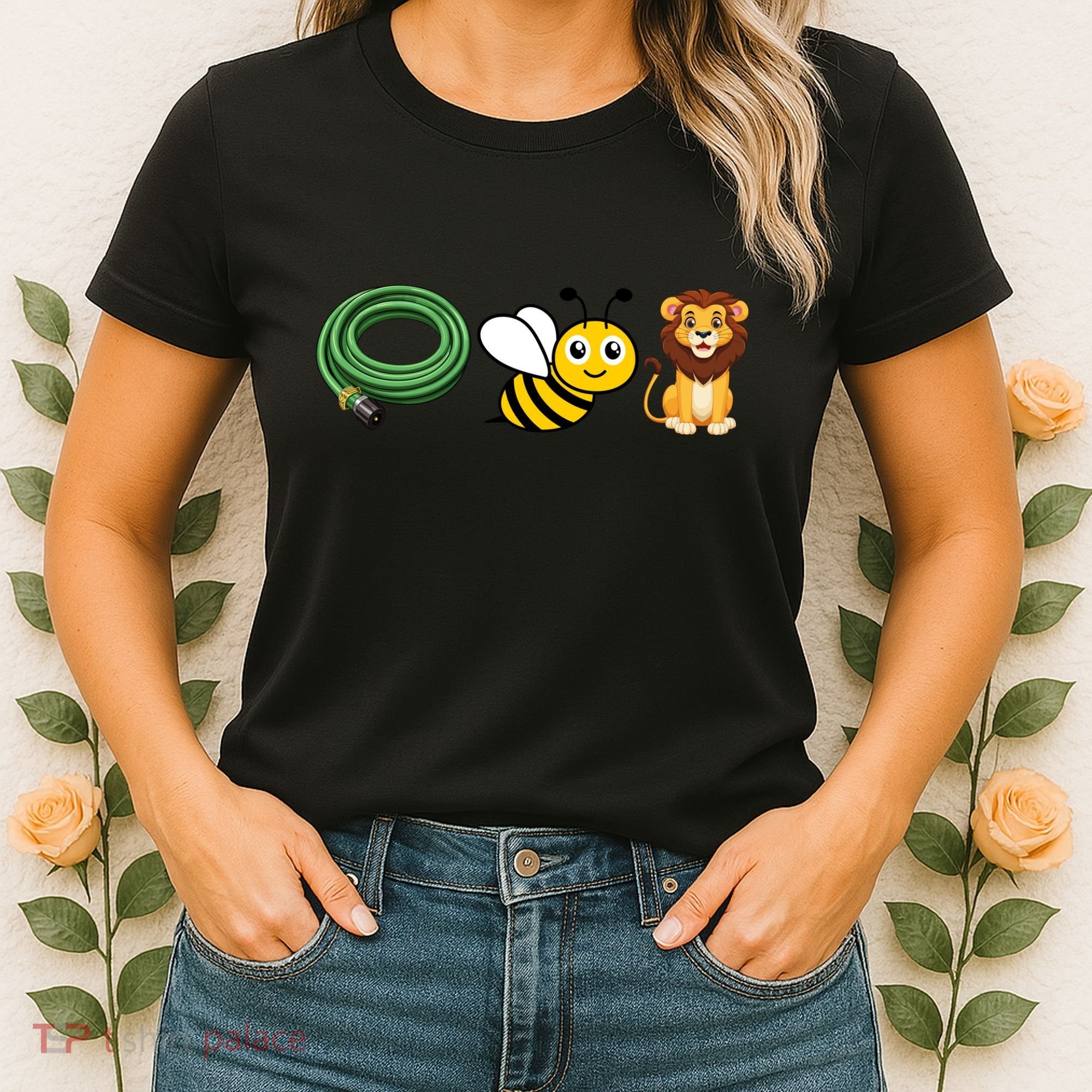 Hose Bee Lion Funny Meme Icons Hose Bee Lion Meme Women's T-Shirt