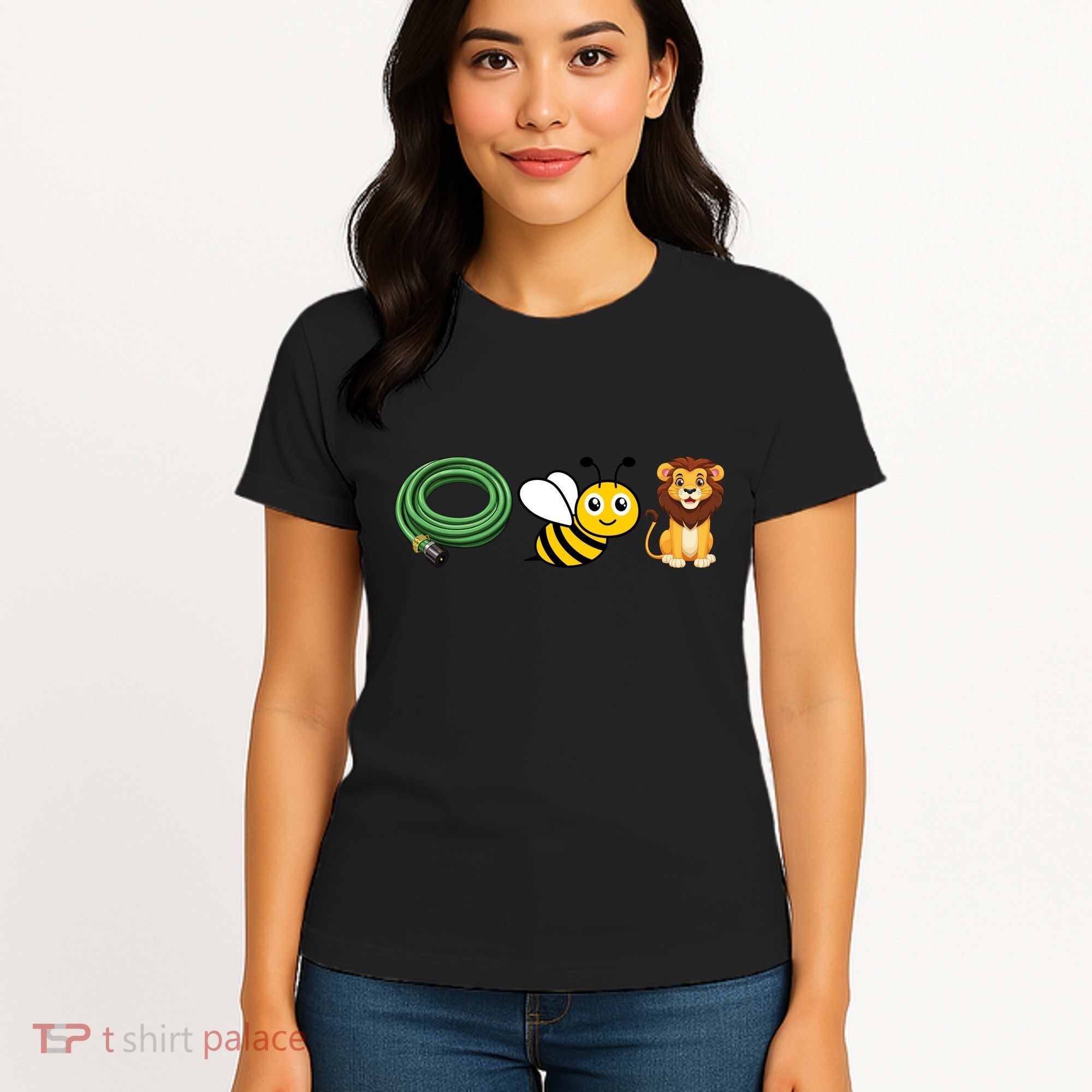Hose Bee Lion Funny Meme Icons Hose Bee Lion Meme Women's T-Shirt