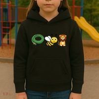 Hose Bee Lion Funny Meme Icons Hose Bee Lion Meme Kids Hoodie thumb 3