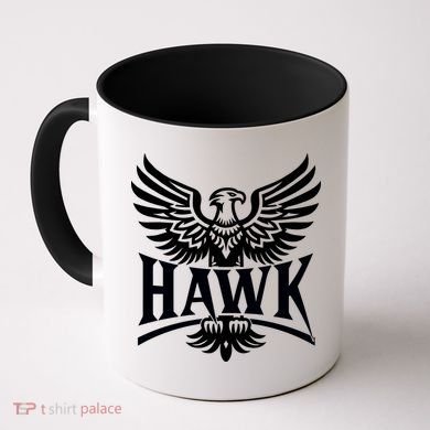 Hawk Bird Logo Coffee Mug