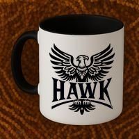 Hawk Bird Logo Coffee Mug thumb 2