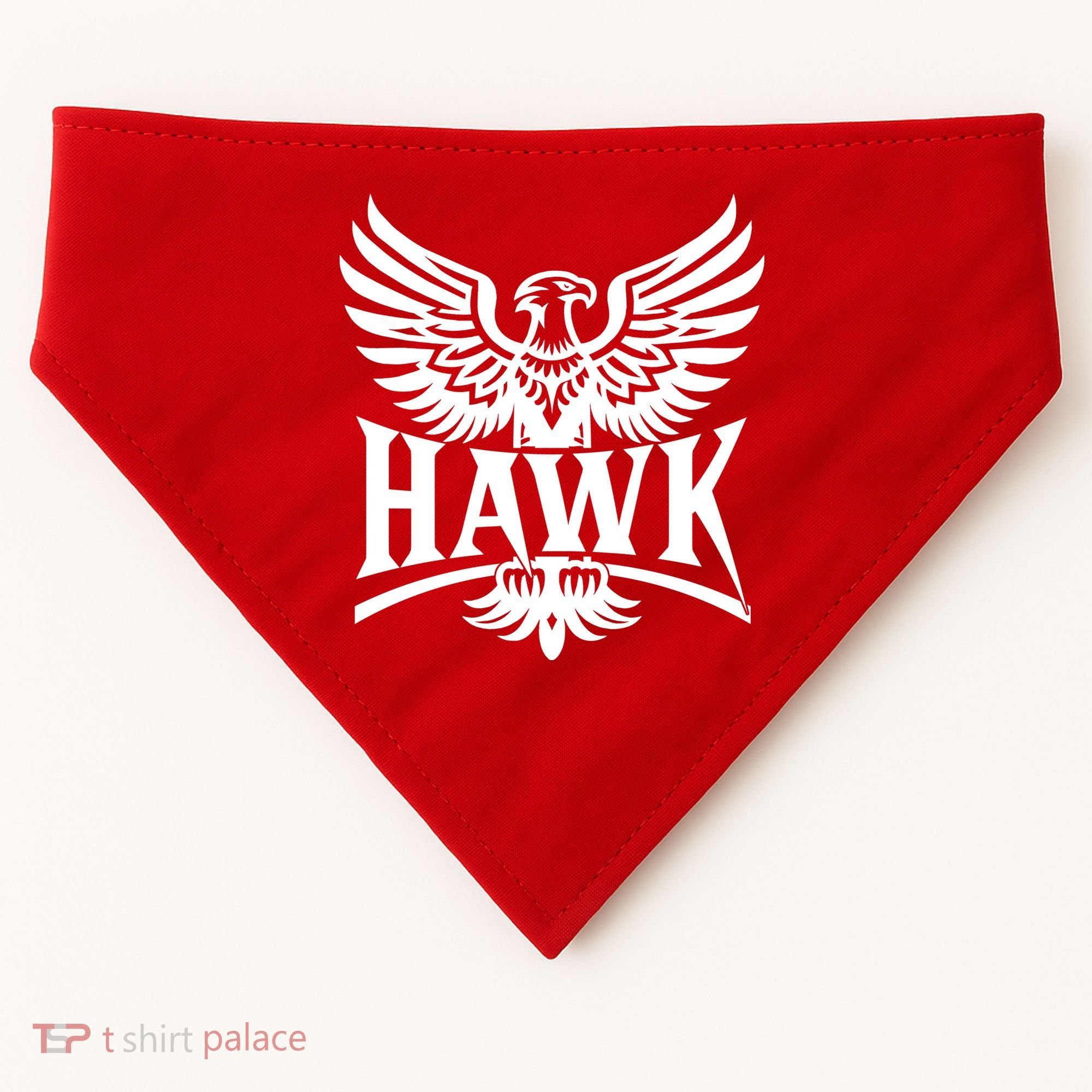 Hawk Bird Logo USA-Made Doggie Bandana
