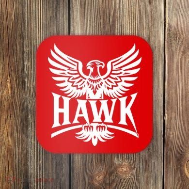 Hawk Bird Logo Coaster