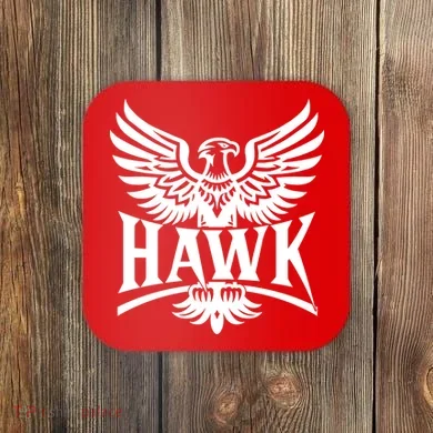 Hawk Bird Logo Coaster
