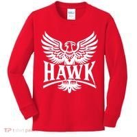 Hawk Bird Logo Kids Long Sleeve Shirt thumb 0