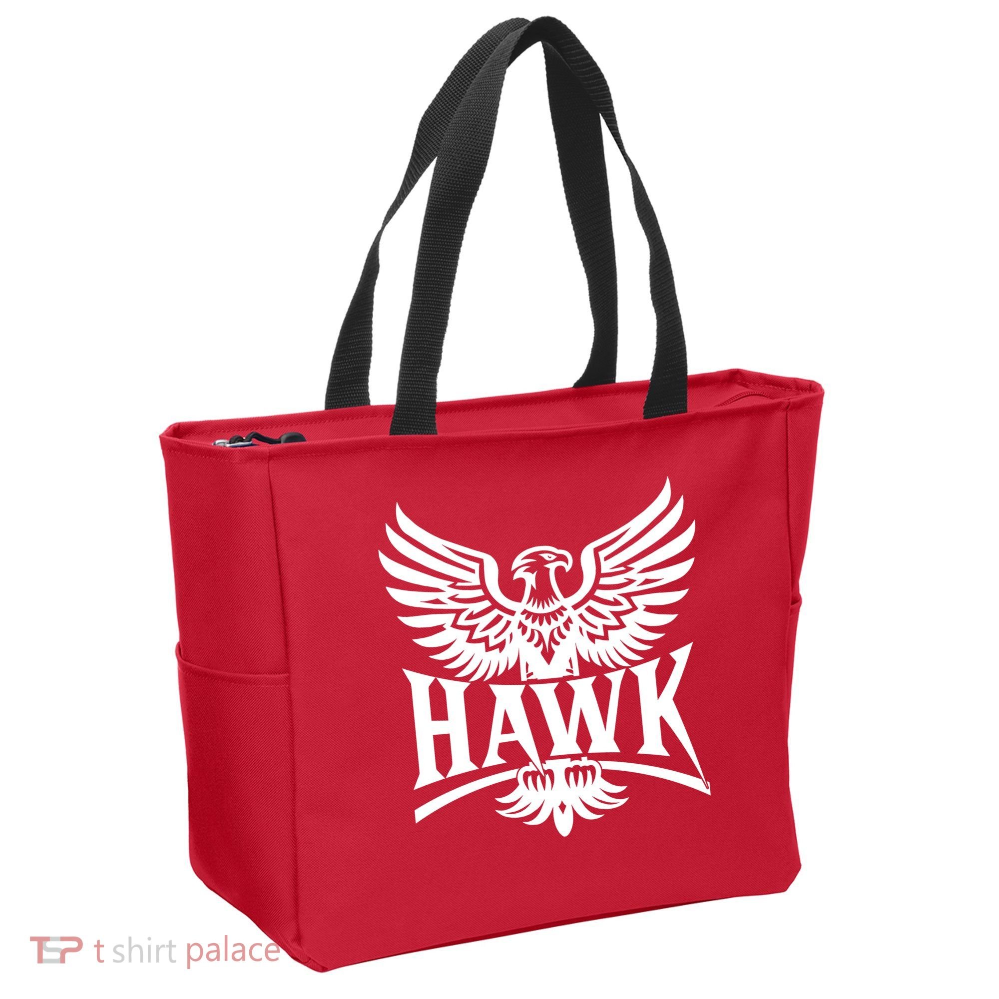 Hawk Bird Logo Tote Bag
